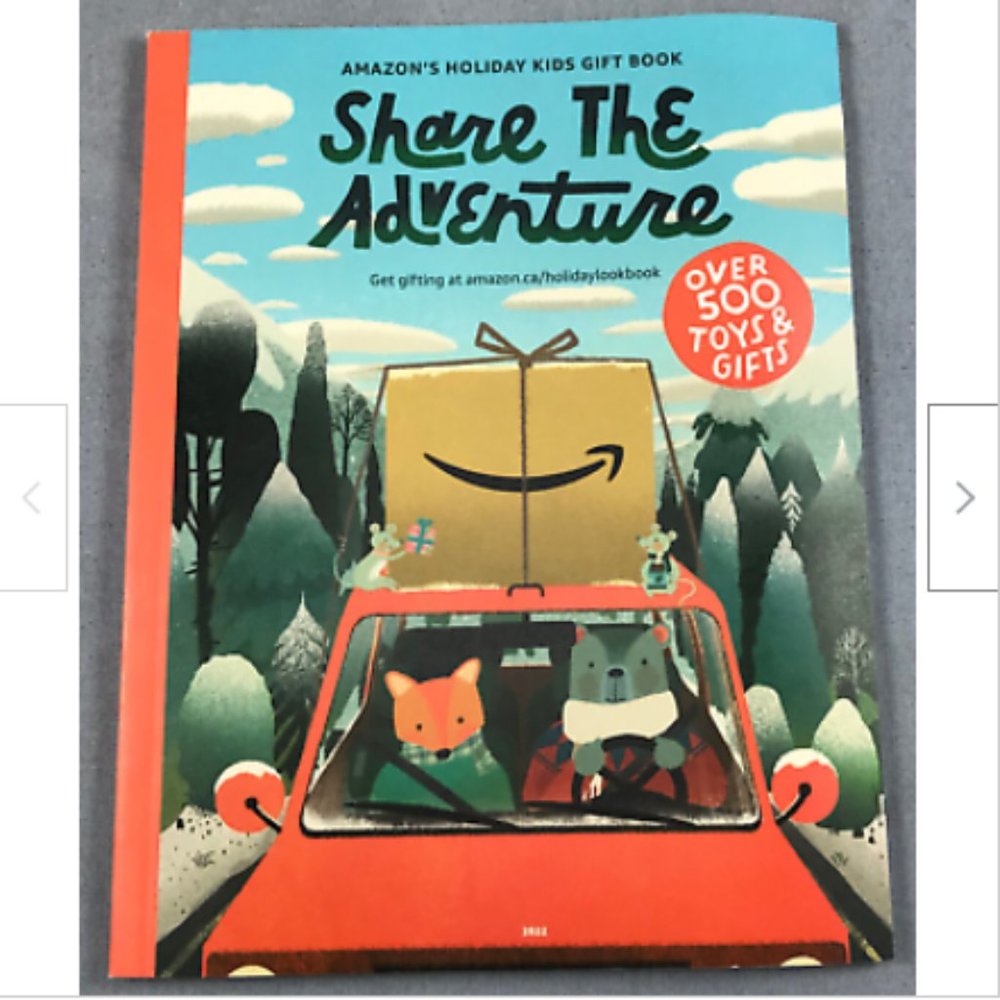 Amazon CANADA 2022 Holiday Kids Gift Toy Guide Book Catalog Xmas Share Adventure